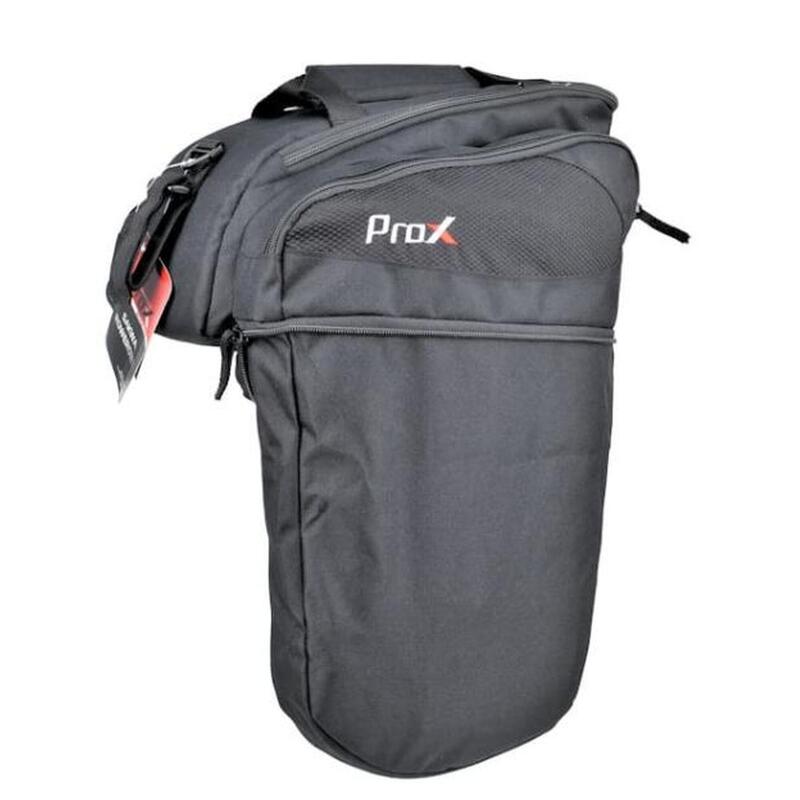 Bagagedragertas Trunkbag Sport Design - Enkele Fietstas 7 - 15 Liter - Zwart