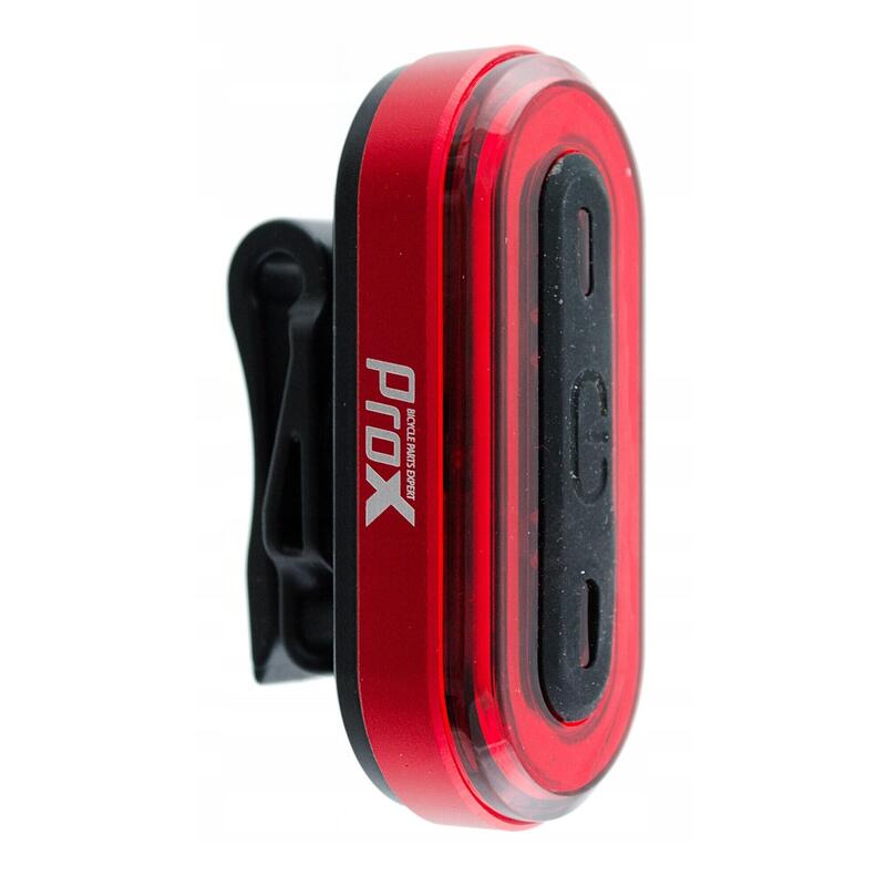 Feu arrière rouge pour vélo - LED rechargeable par USB - 200 mètres de portée