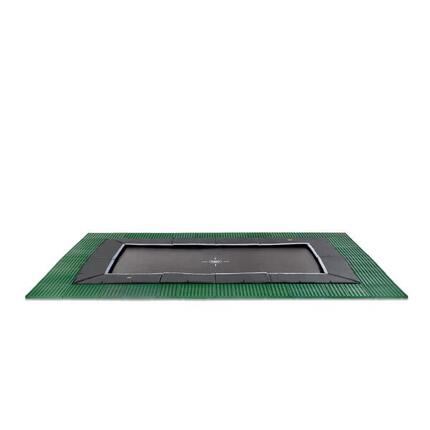 Trampoline enterré au niveau du sol Dynamic 275x458cm avec dalles de