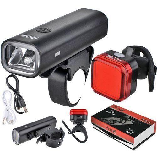 Juego de luces para bicicleta 400 y 40 lúmenes LED recargables por USB. 7/7