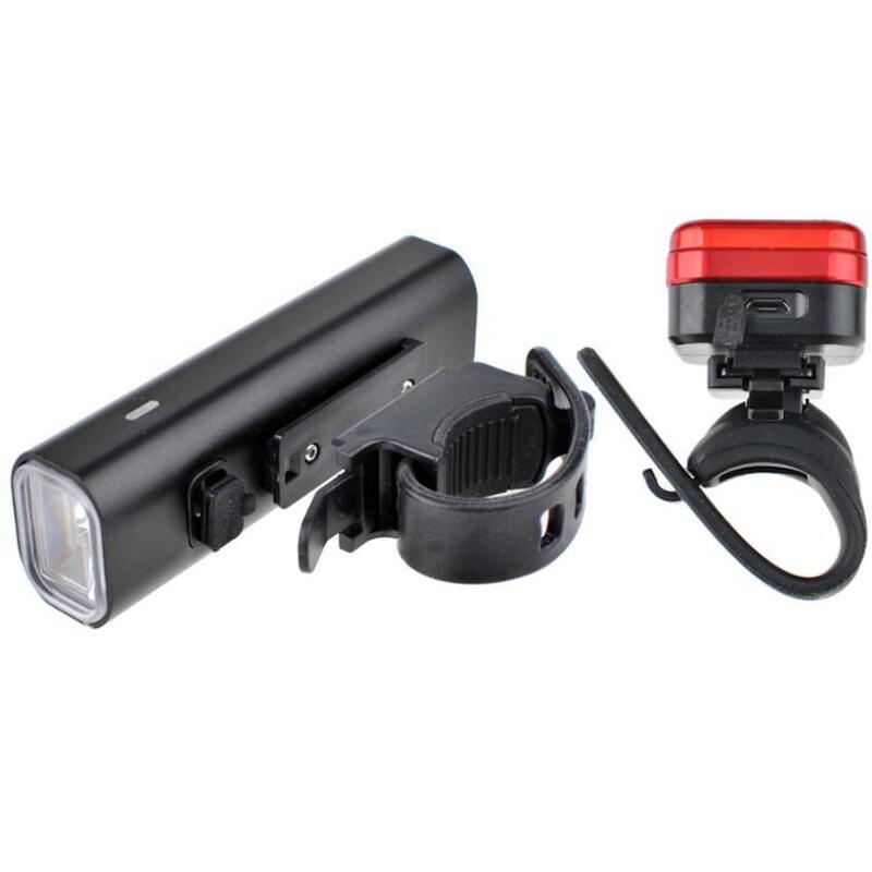 Led Fietsverlichtingsset USB Oplaadbaar 400/40 Lumen