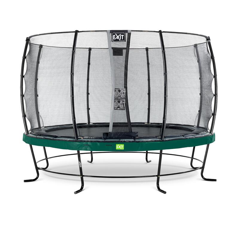 Trampoline EXIT Elegant ø366cm avec filet de sécurité Economy - vert