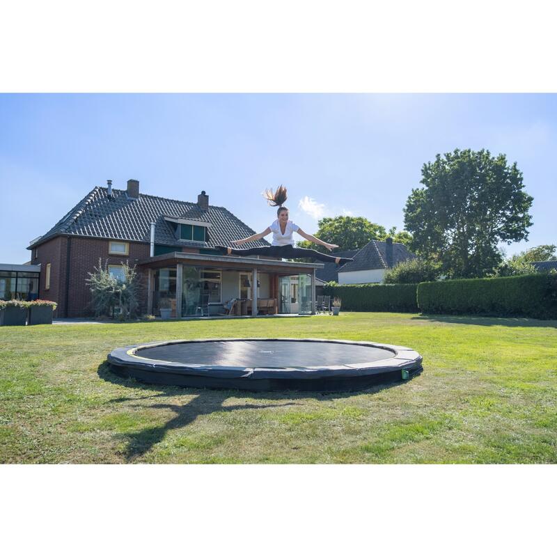 Silhouette inground sports trampoline ø427cm