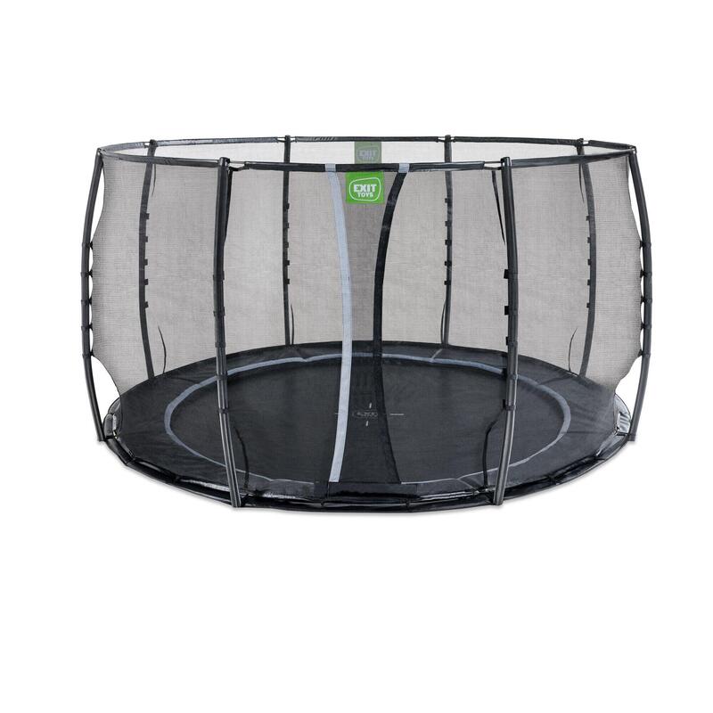 Dynamic groundlevel trampoline ø366cm met veiligheidsnet