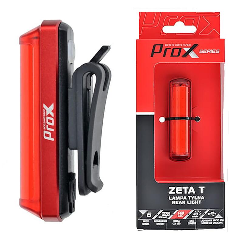 Rood achterlicht Fiets - Fietslamp USB Oplaadbaar - 180° zicht