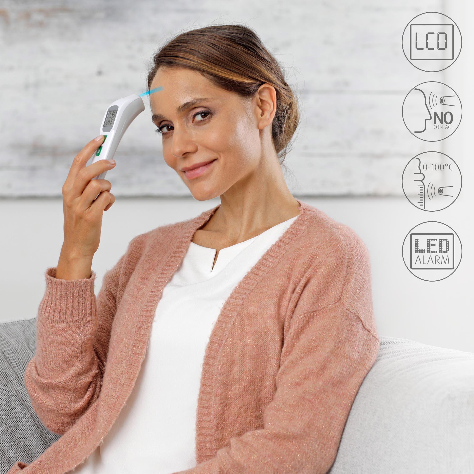 medisana TM 760 thermomètre médical sans contact. Alarme de fièvre 4/7