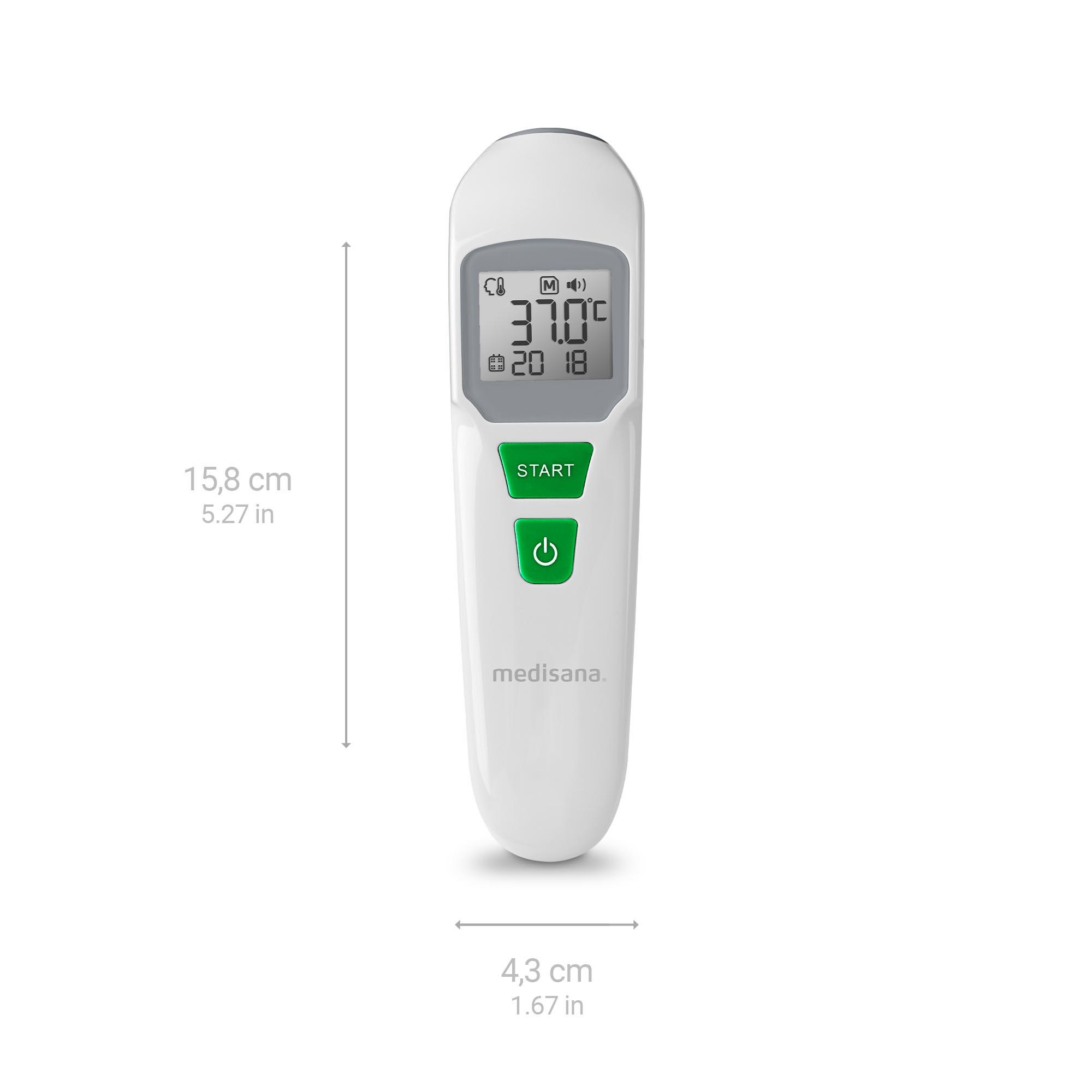 medisana TM 760 thermomètre médical sans contact. Alarme de fièvre 2/7