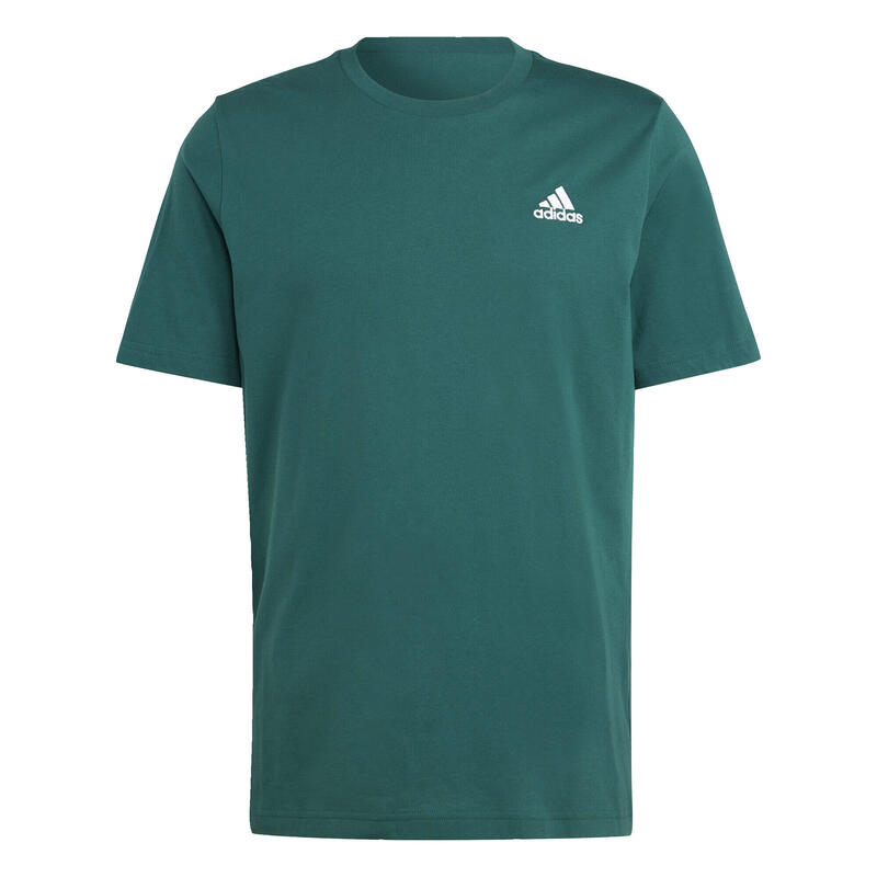 T-shirt en jersey à petit logo brodé Essentials