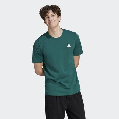 Essentials single jersey geborduurd small logo t-shirt