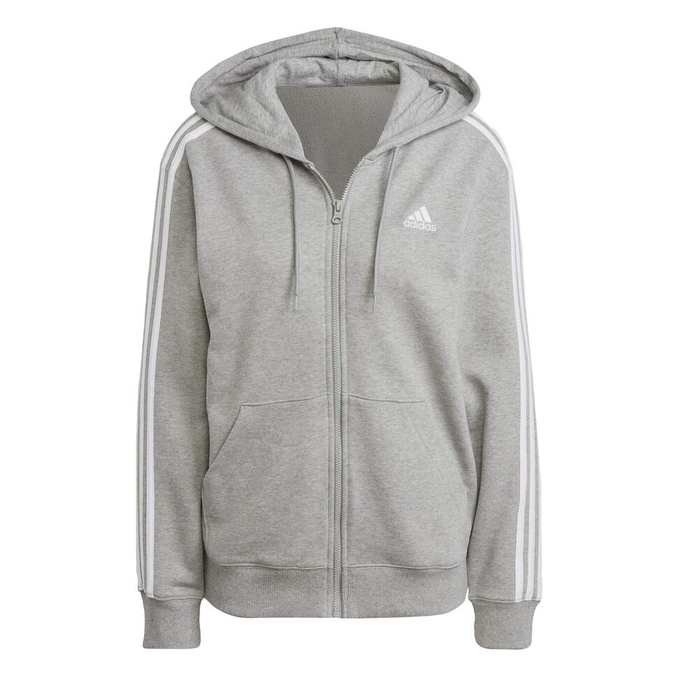 Bluza Essentials 3-Stripes French Terry Regular Full-Zip Hoodie