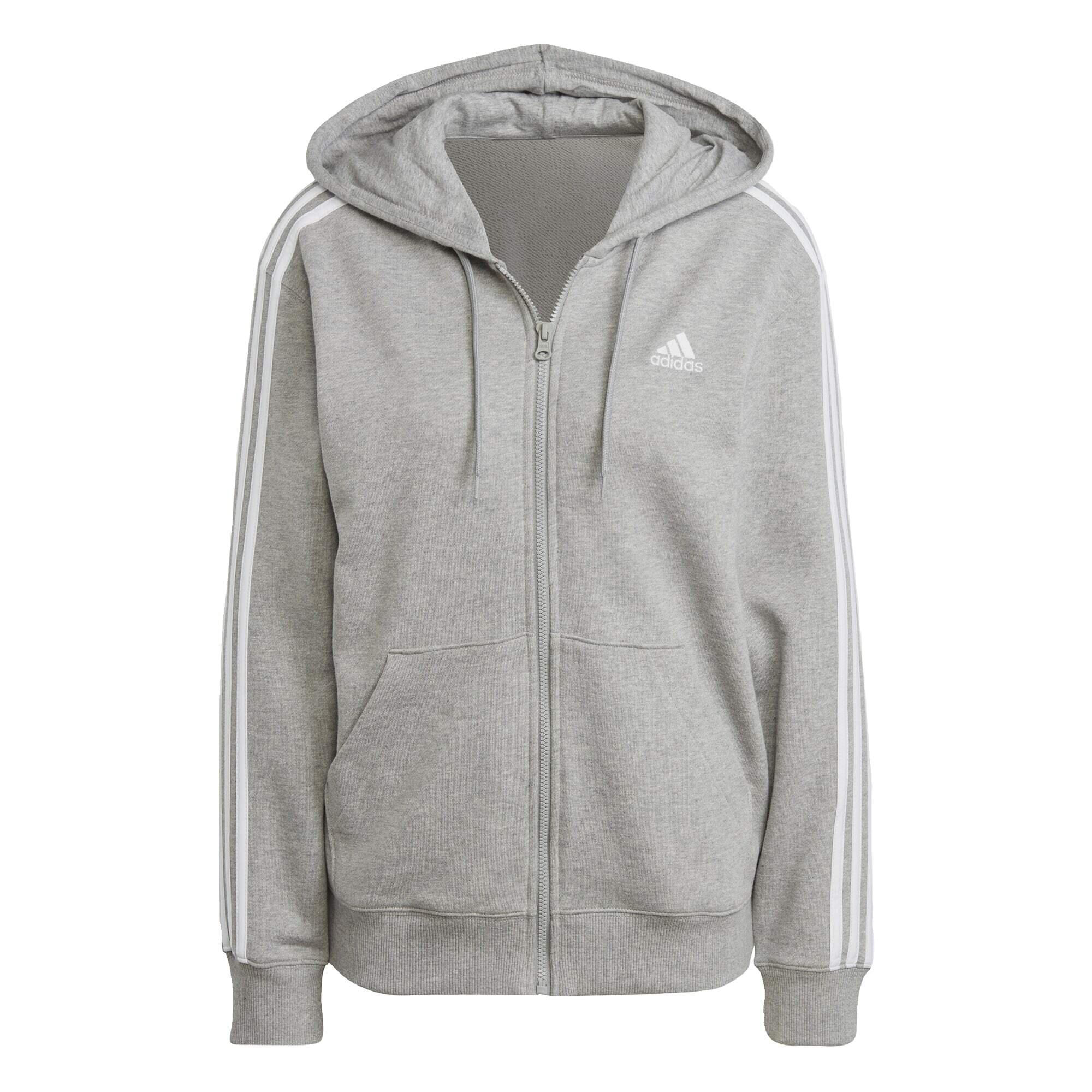 Essentials 3-Stripes French Terry Regular Full-Zip Hoodie 2/5