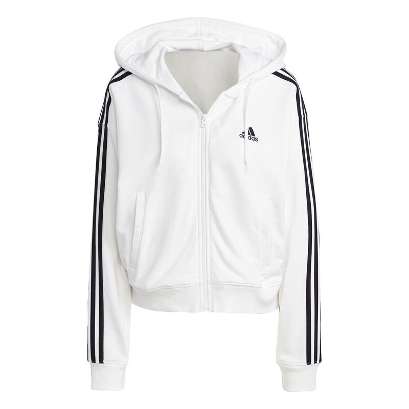 Essentials 3-Stripes French Terry Bomber Ritshoodie