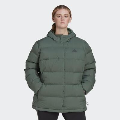 Helionic donsjack met capuchon (grote maat)