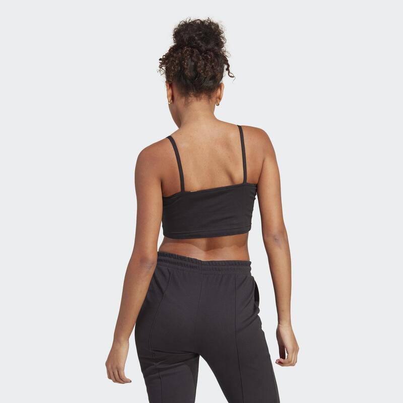 Débardeur d'inspiration corset avec imprimé adidas intégral