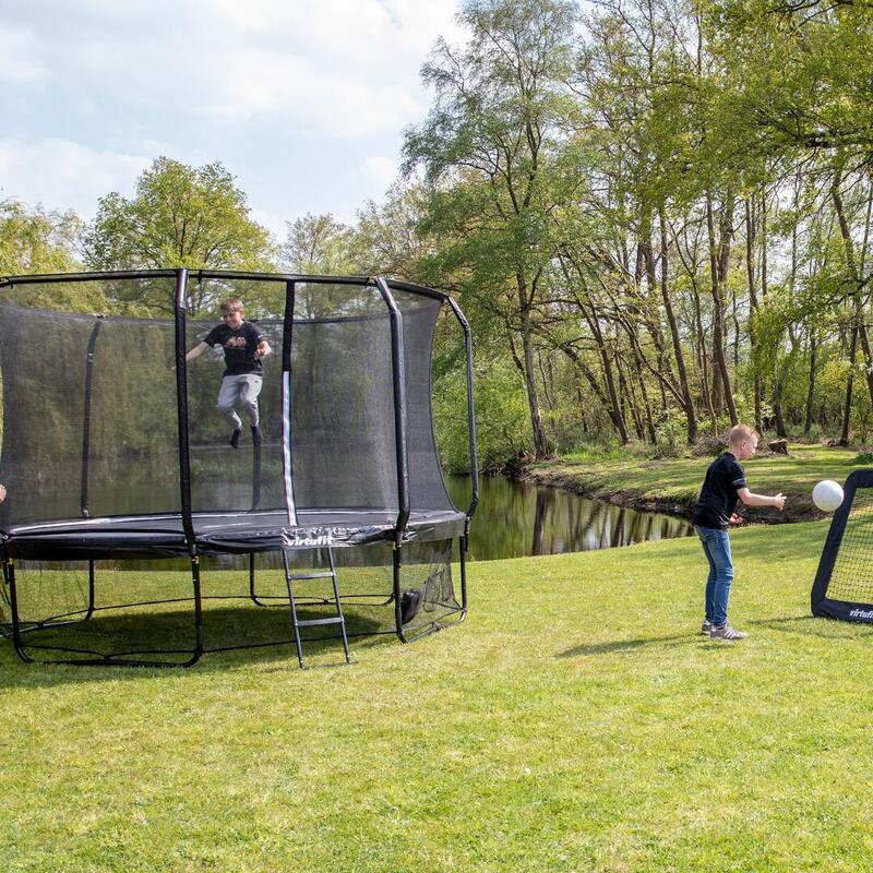 Premium-Trampolin mit Sicherheitsnetz – rund – 251 cm