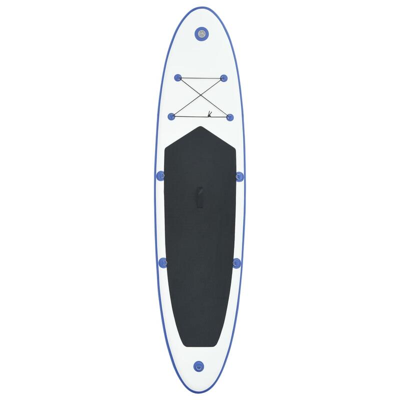 Set de tabla inflable de paddle surf SUP azul y blanco