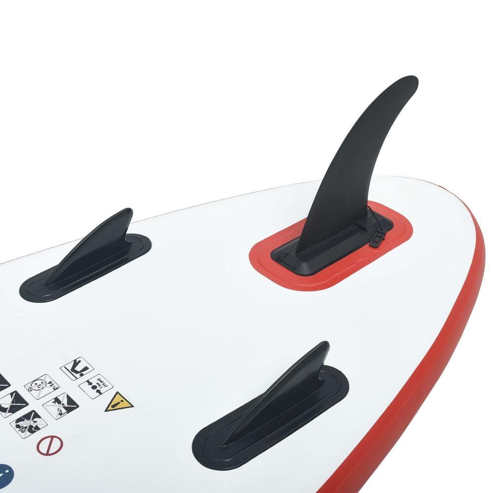 Set de paddel surf tabla SUP inflable azul y blanco 6/6