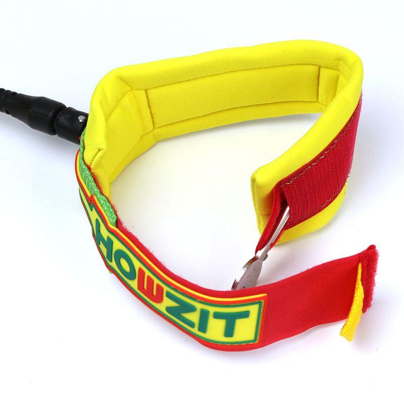 LEASH DE SUP COIL 9' - HOWZIT - SPECIAL EDITION RASTA