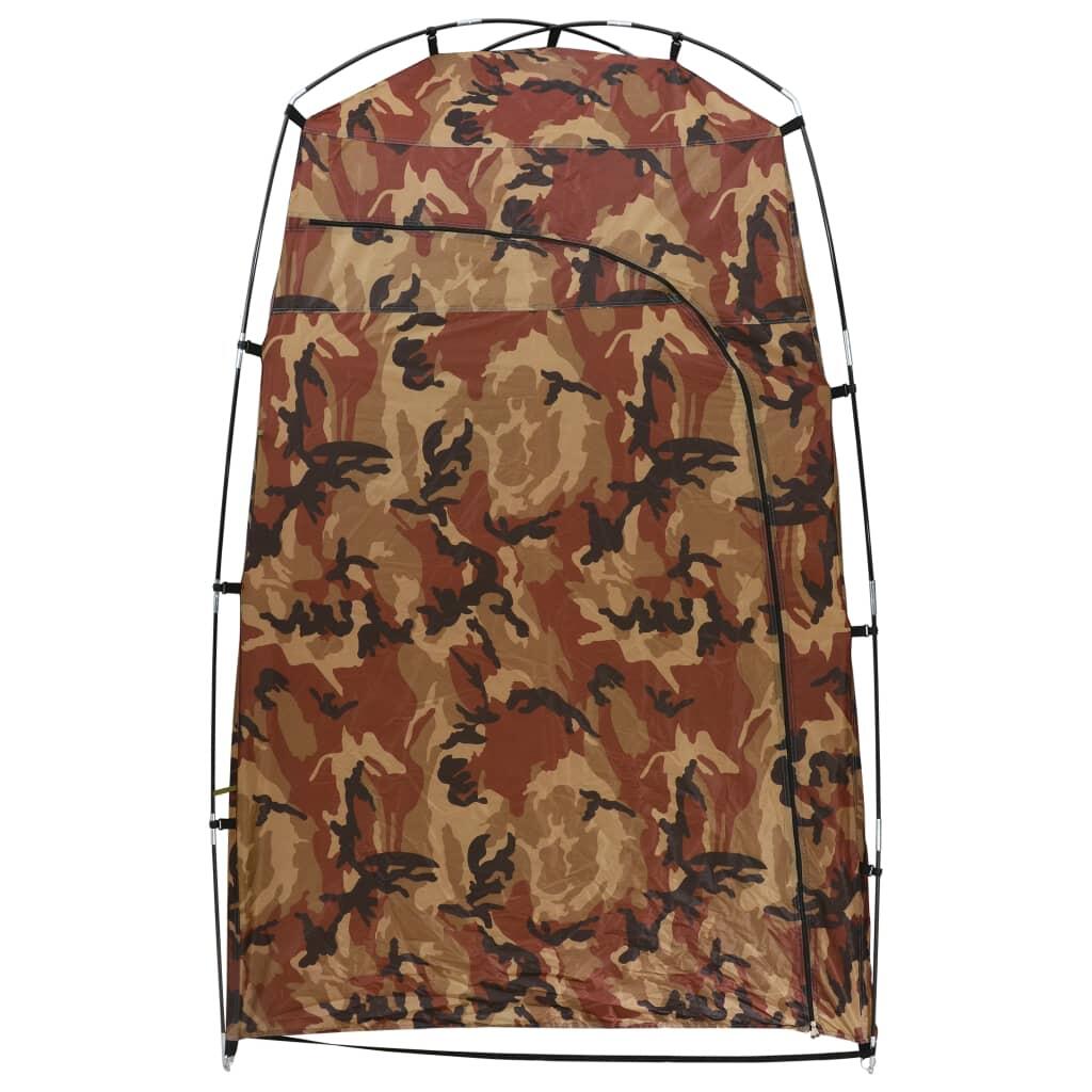 VidaXL Tienda ducha y vestuario camuflaje 130 x 130 x 210 cm 3/5