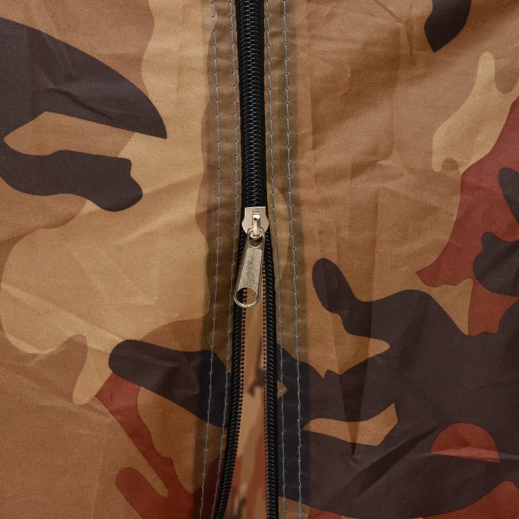 VidaXL Tienda ducha y vestuario camuflaje 130 x 130 x 210 cm 5/5