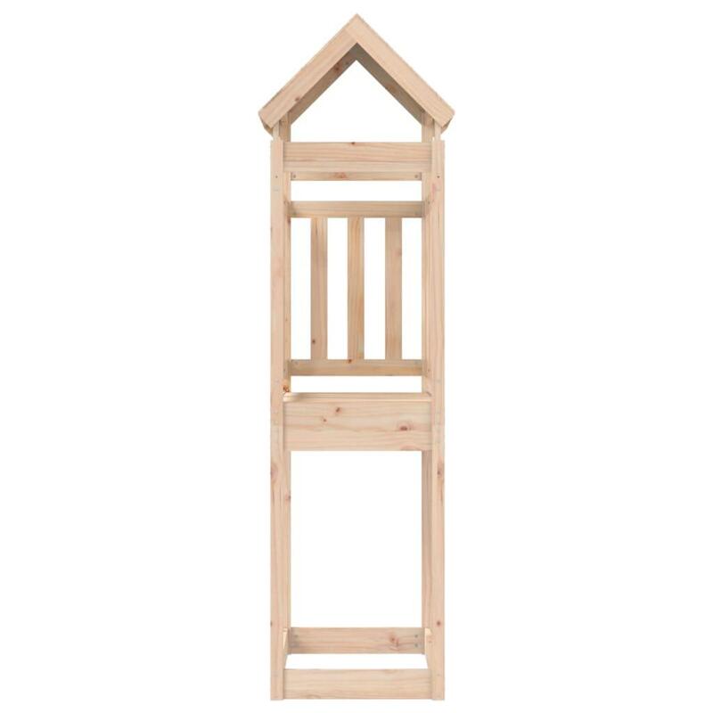 Torre de brincar 52,5x110,5x214 cm madeira de pinho maciça vidaXL