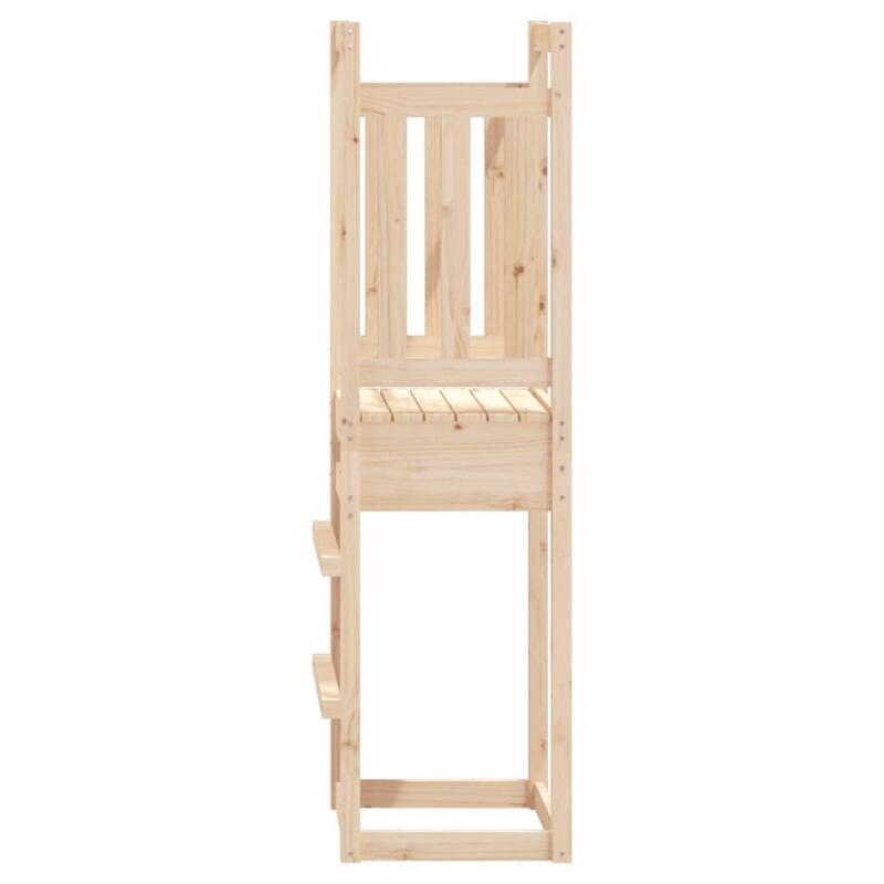 Torre de brincar 53x46,5x169 cm madeira de pinho maciça vidaXL
