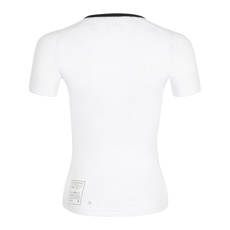 Base layer Alternative manica corta bianco de donna