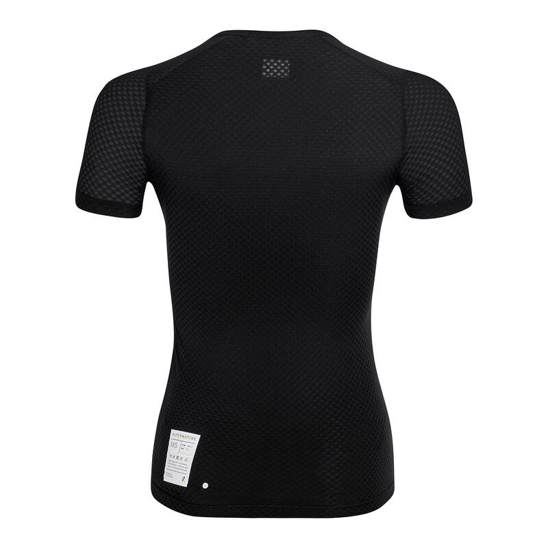 Base layer Alternative manica corta nero de donna