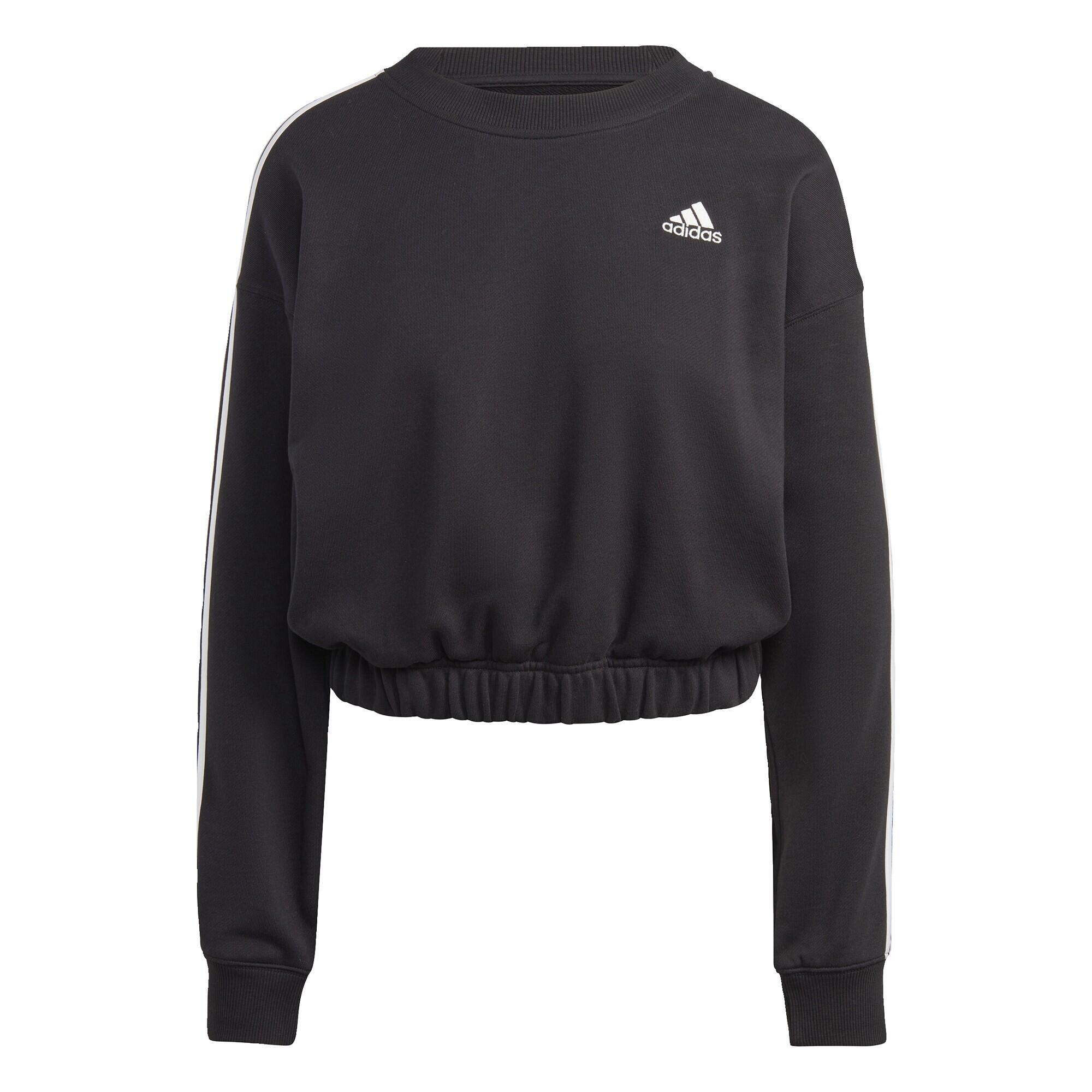 Essentials 3-Stripes short sweatshirt