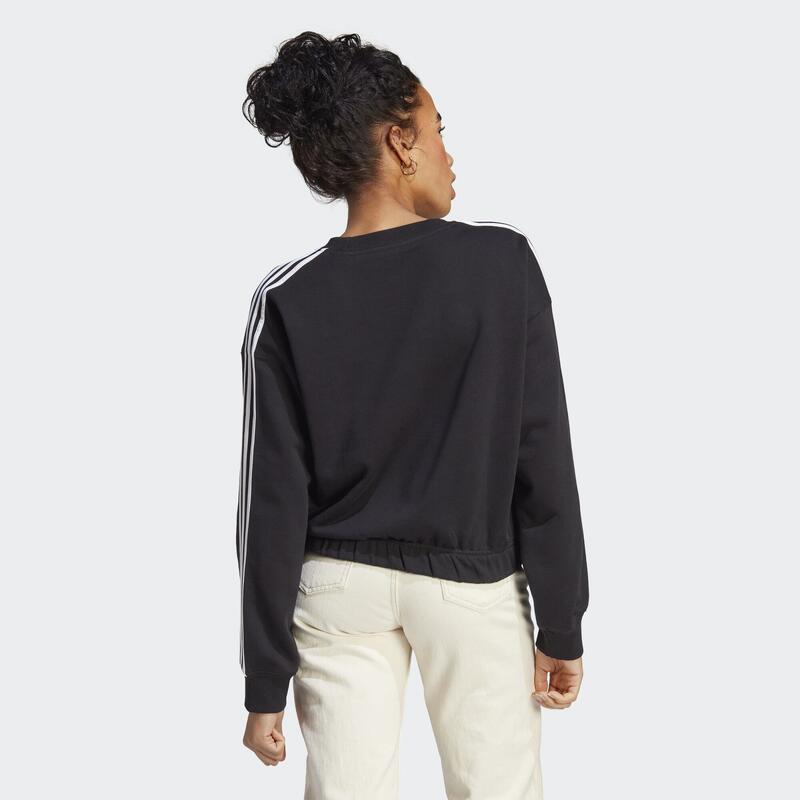 Essentials 3-Streifen Crop Sweatshirt