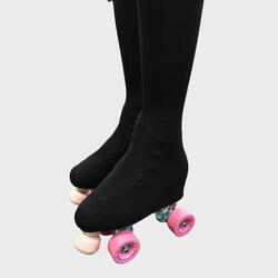 Medias de Patinaje artístico Primavera Cubrepatines Negro