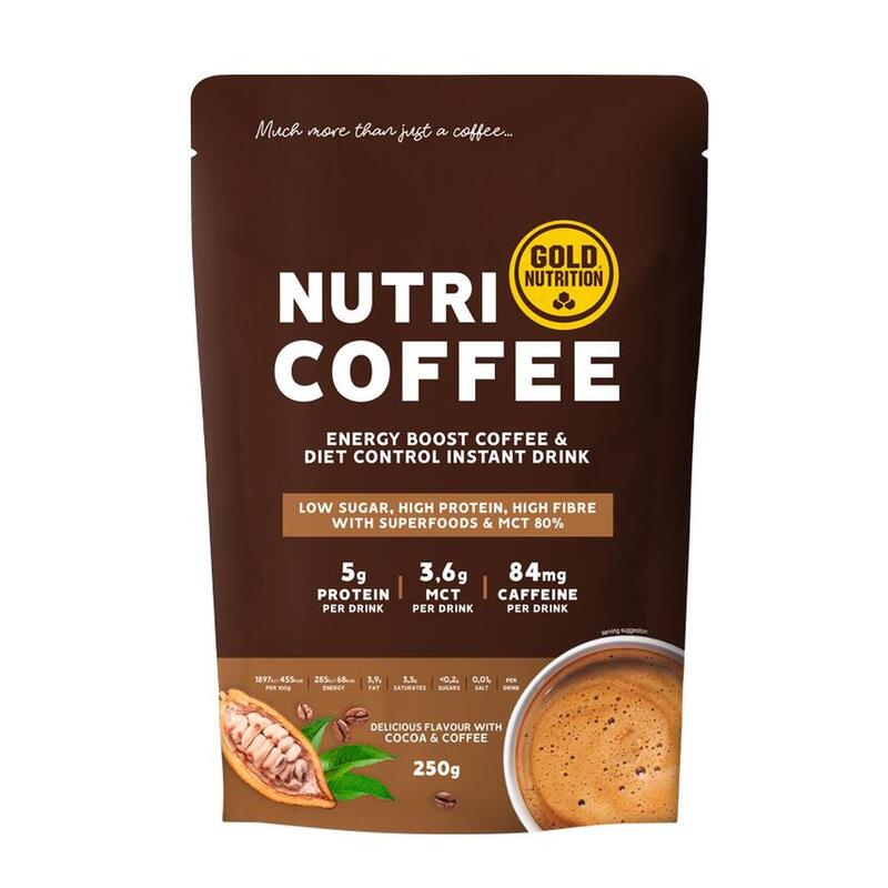 Cafea functionala Nutri Coffee, GoldNutrition, 250g