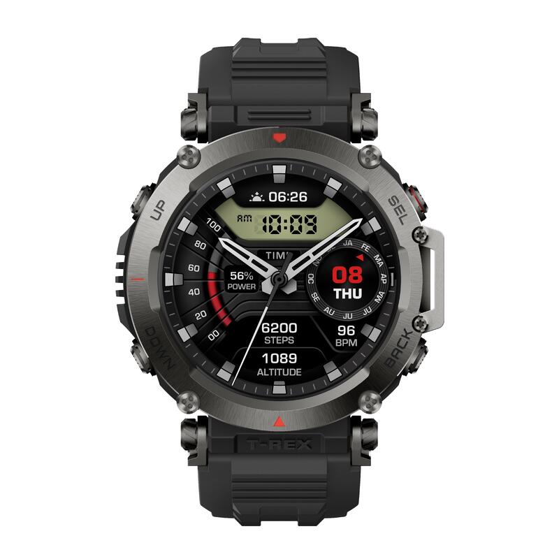 T-Rex Ultra 戶外GPS智能手錶 - 黑色