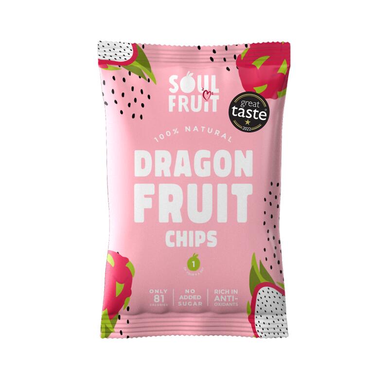 Superfruit Snacks 100% Fruit Chips 20g x 5 packs - Dragon Fruit