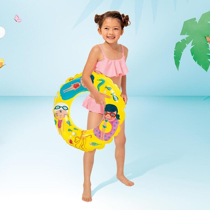 兒童透明充氣游泳水泡 24" - 隨機顏色