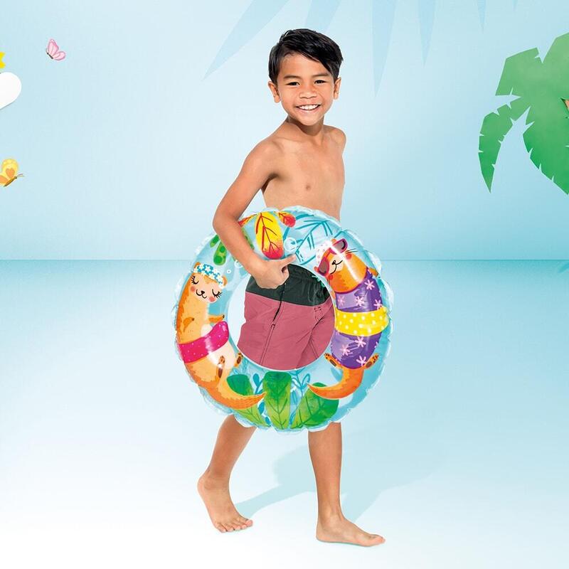 兒童透明充氣游泳水泡 24" - 隨機顏色
