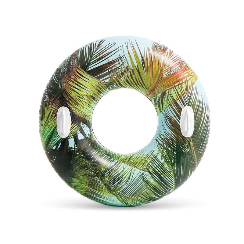 Lush Tropical Swim Ring 38“ - Random color