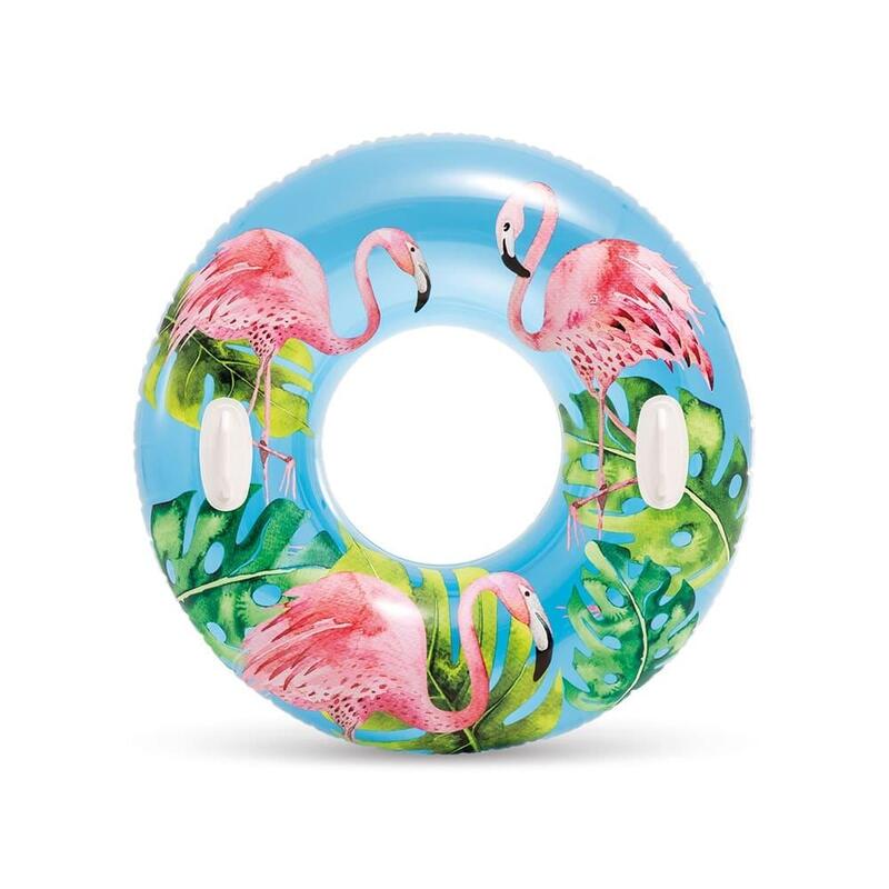 Lush Tropical Swim Ring 38“ - Random color