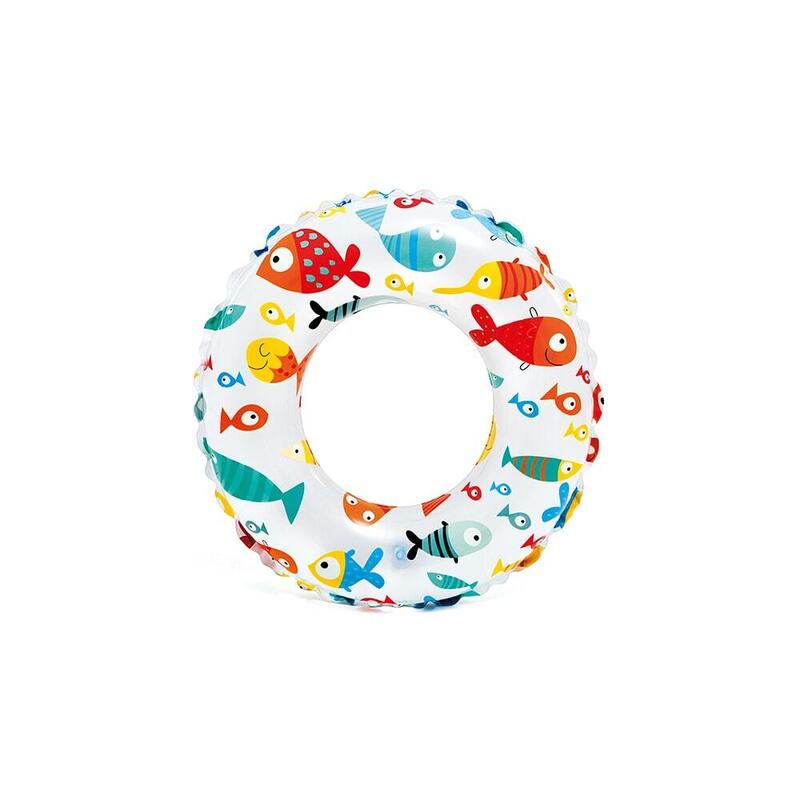 Lively Print Kids Swim Ring 20" - Random color