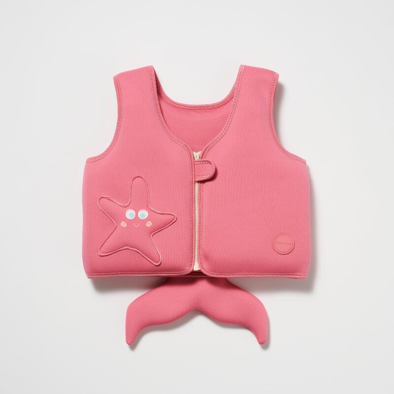 Rose Ocean Treasure Swim Vest - Pink