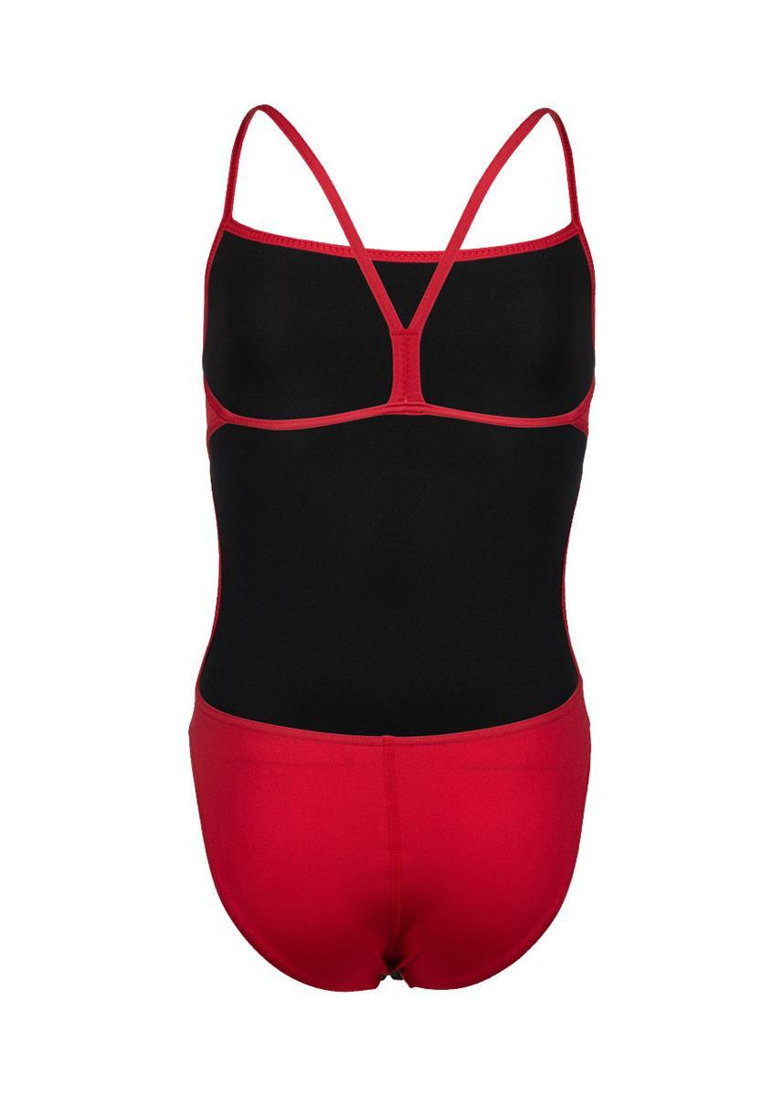 Arena Girls Team Challenge Solid Swimsuit - Red/White 7/7