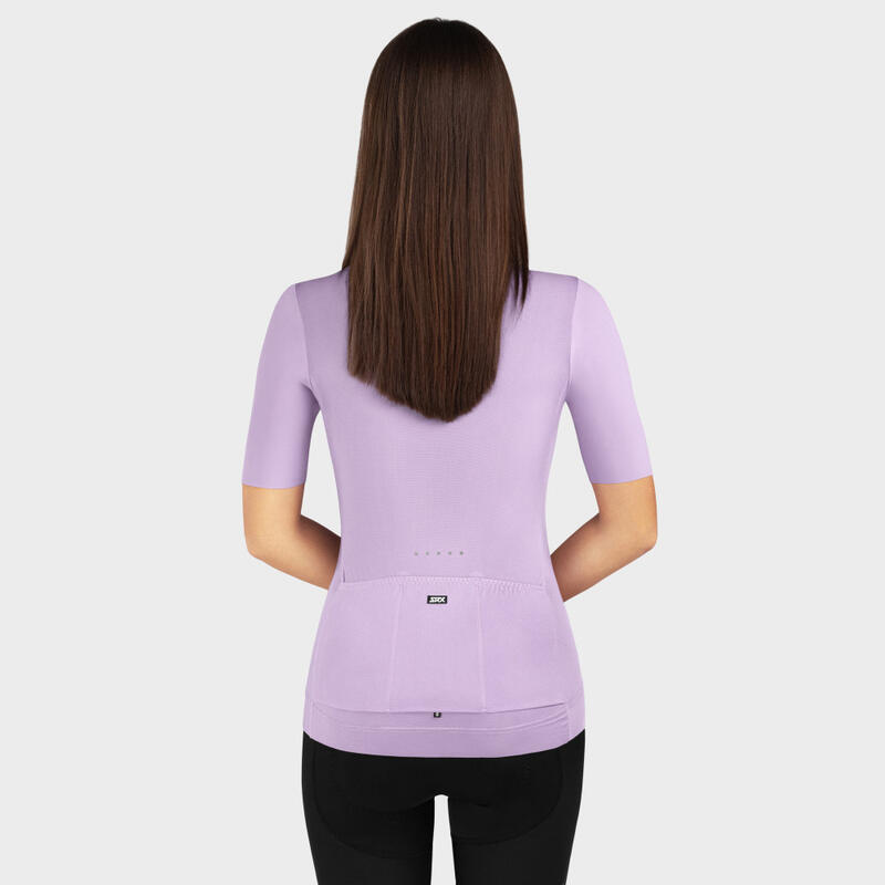 Ultraleichtes Trikot Radsport SIROKO SRX PRO Nébula Mauve Damen