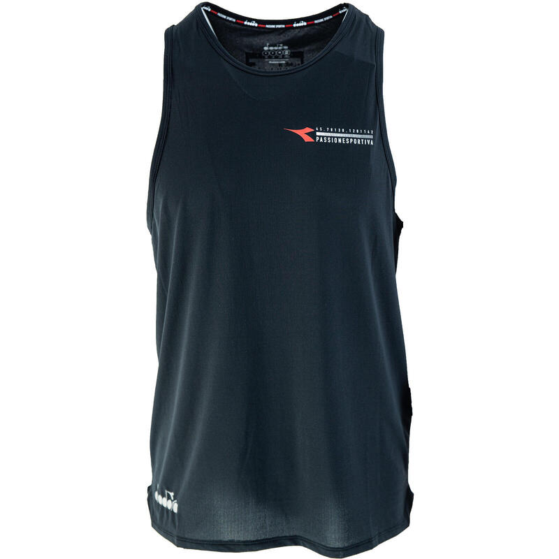 Onderhemd Diadora Super Light Tank Be One, Zwart, Mannen