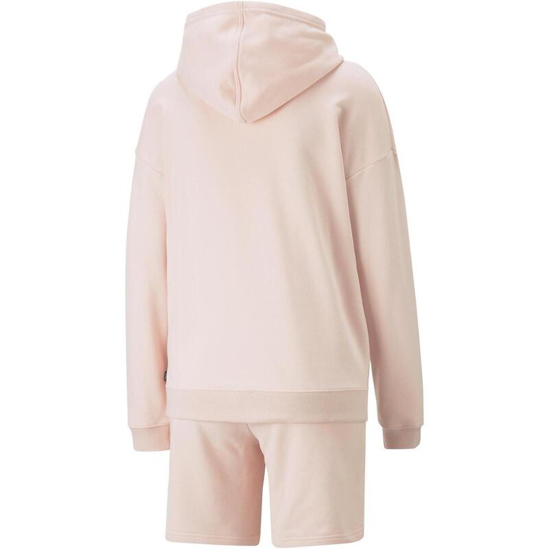 Melegítő Puma Loungewear Short Suit, Rózsaszín, Nők