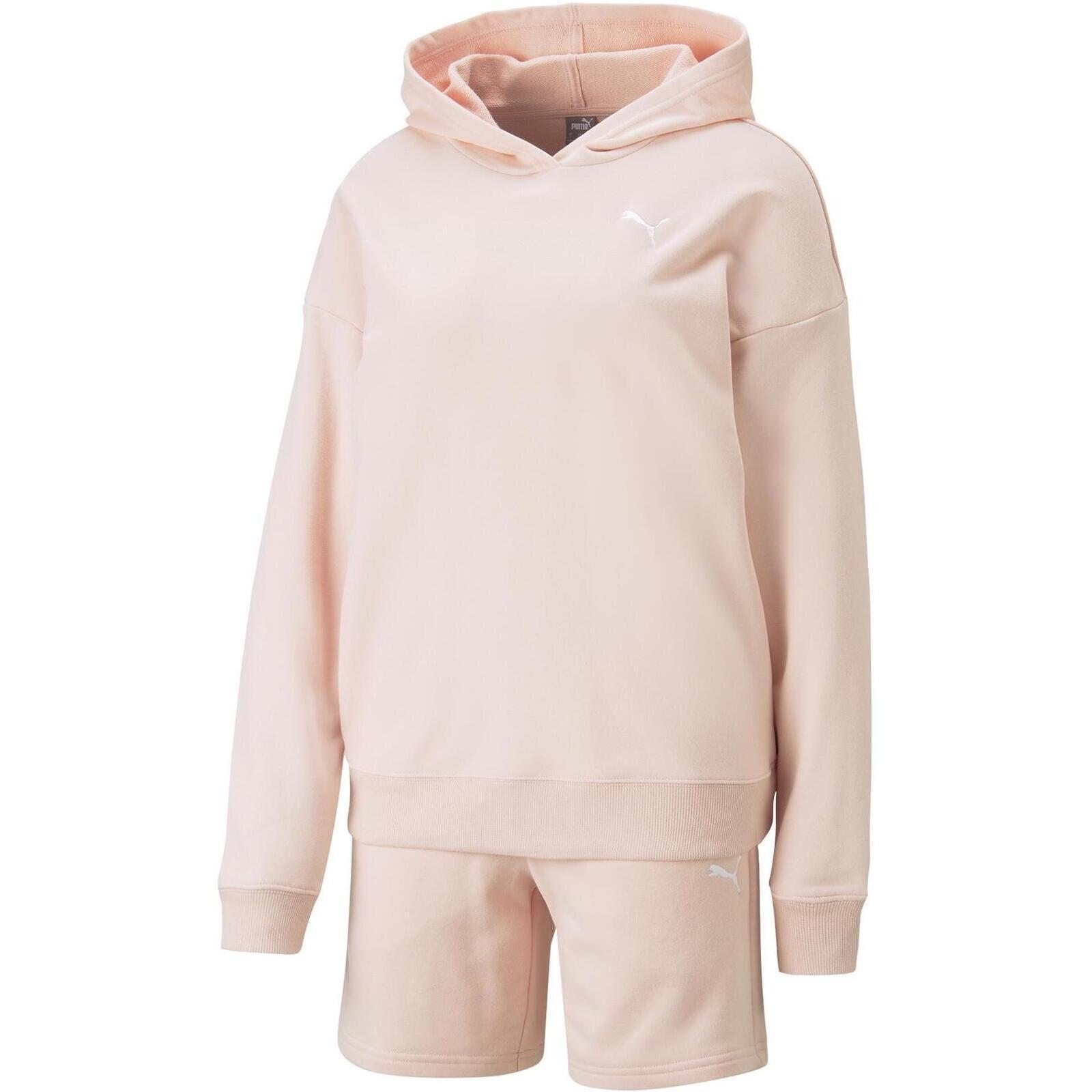 Ch ndal Puma Loungewear Short Suit Rosado Mujer