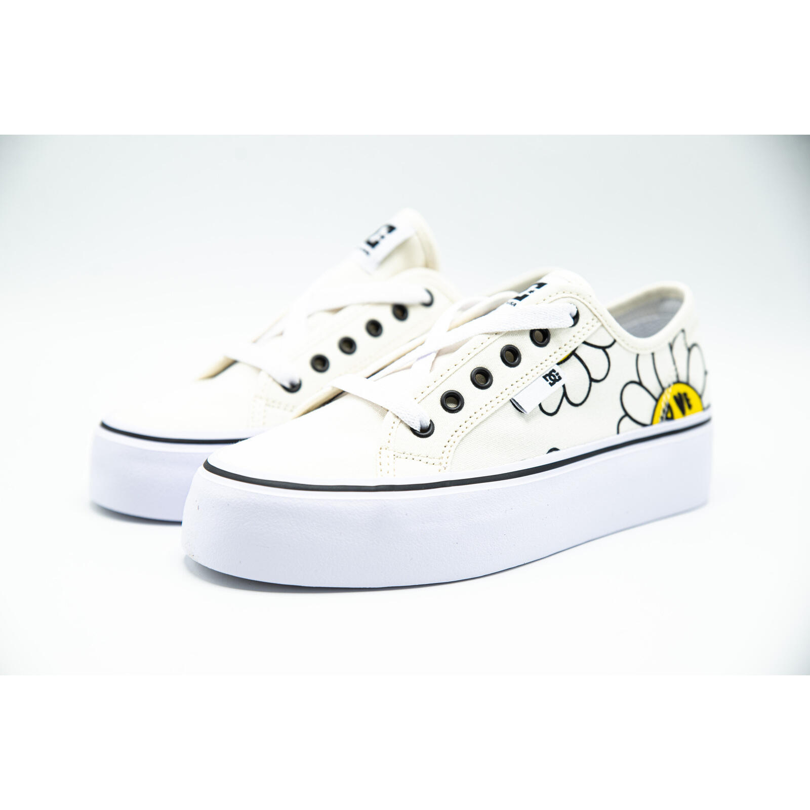 Baskets DC Shoes Manual Platform, Blanc, Femmes 3/5