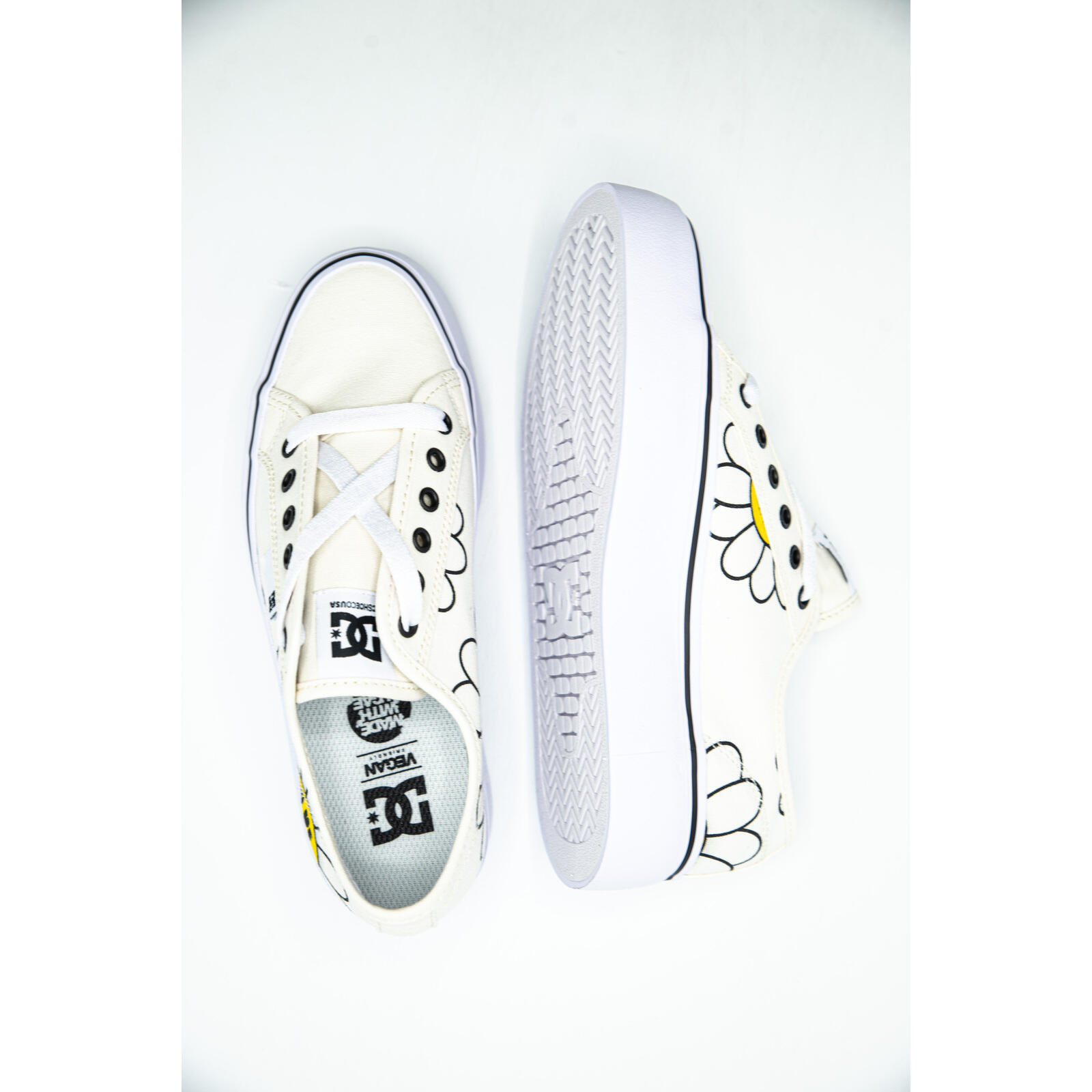 Baskets DC Shoes Manual Platform, Blanc, Femmes 2/5