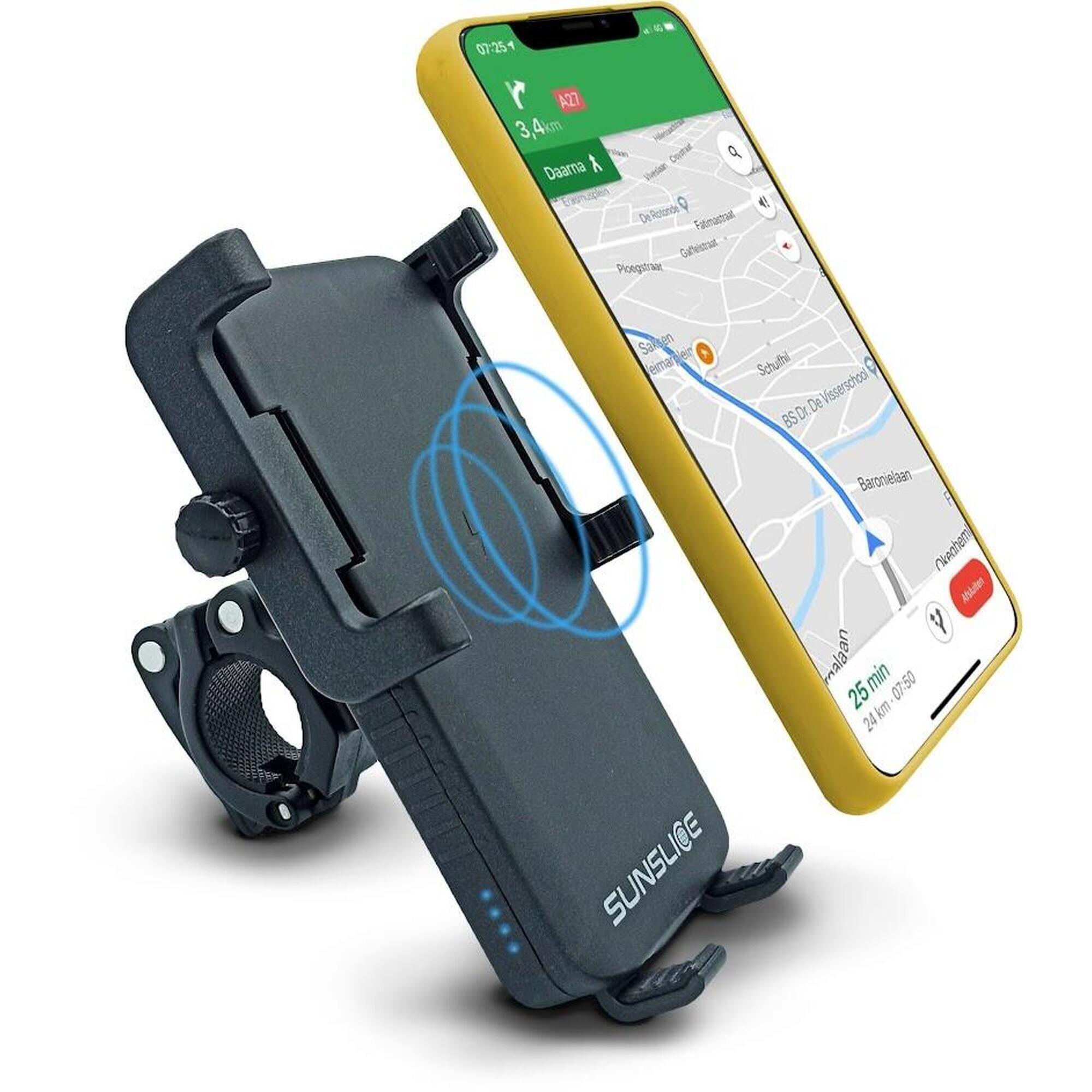 SUNSLICE Cyclotron | Telefoonhouder met geïntegreerde Powerbank