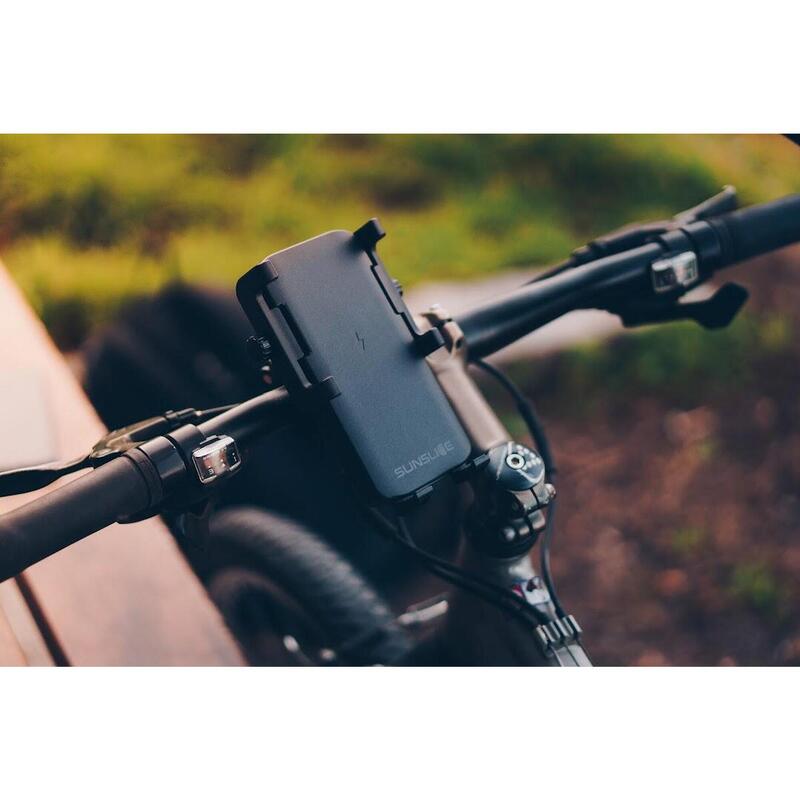 Suporte de smartphone Cyclotron com carregador integrado para bicicleta