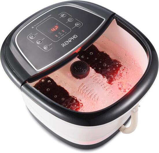 Voetbad met Quick Heat Zwart